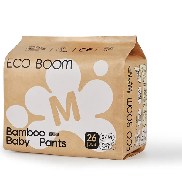 ECO BOOM biorazgradive pelene gaćice - M